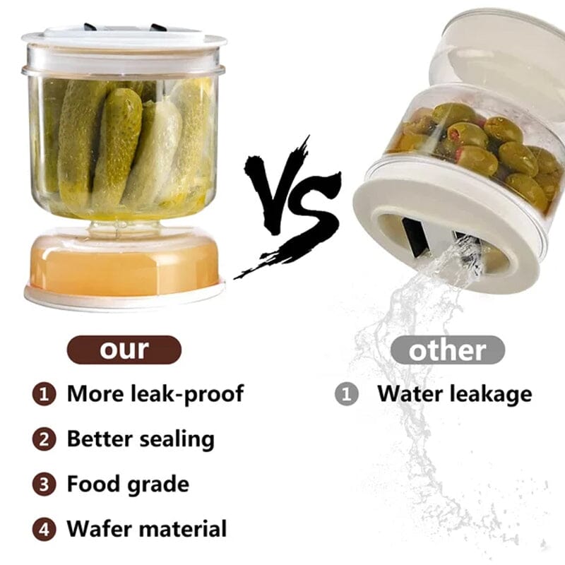 skorter | Dry and Wet Dispenser Jar with Strainer Flip