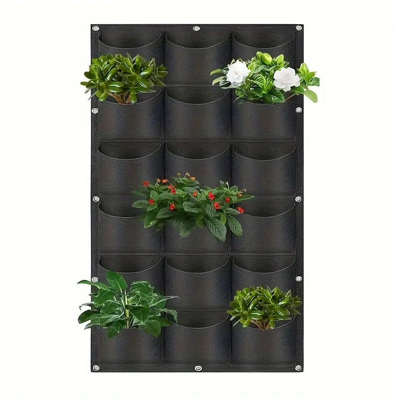 Skorter | Felt Plant Bag for Vertical Wall Mounting – Three-dimensional, Non-woven Plant Bag