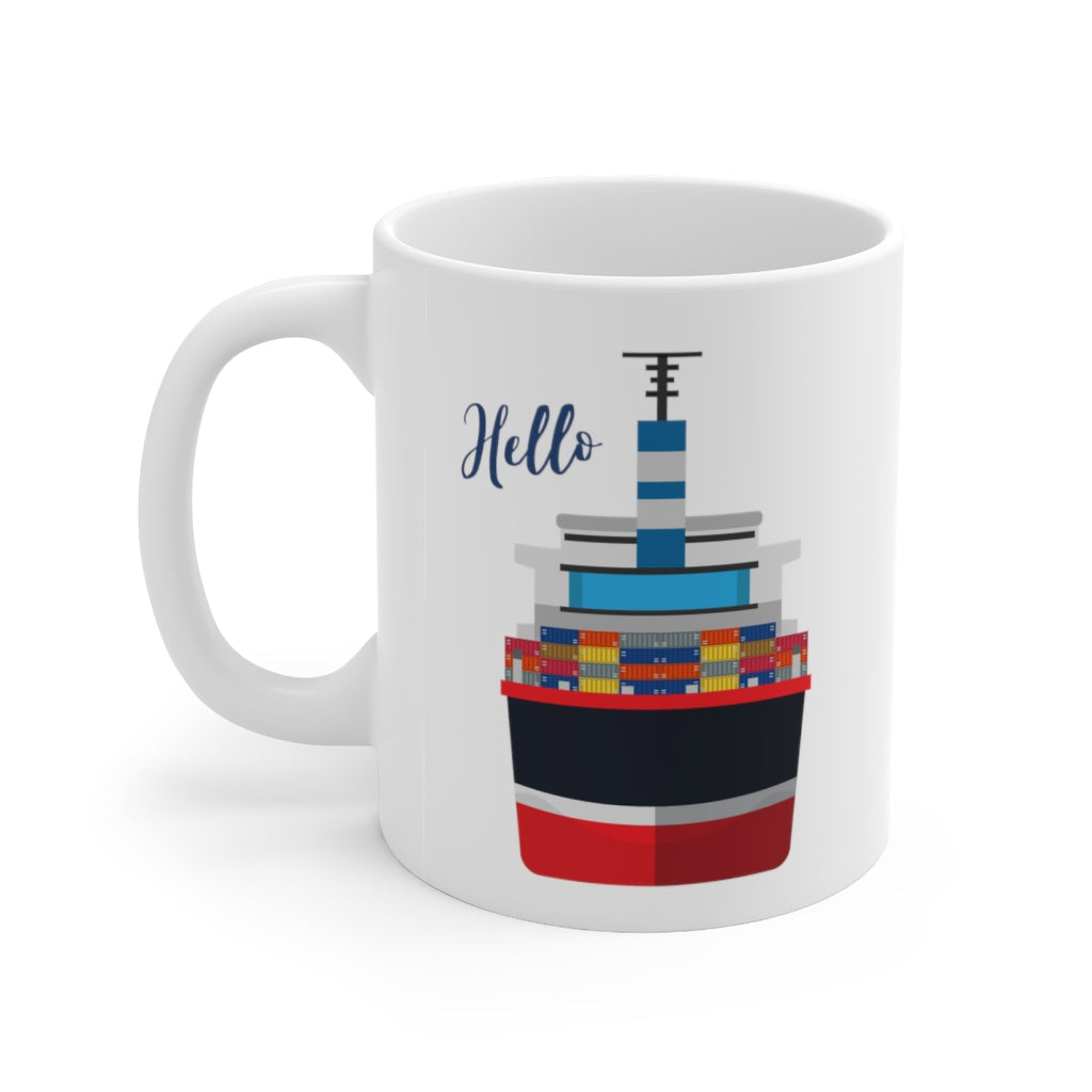Skorter | Cargo Ship Ceramic Mug 11oz
