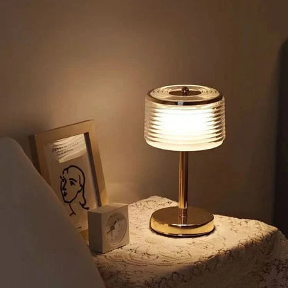 Skorter | LED Ring Table Lamp with Multi-Layer Shade