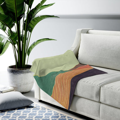 Skorter | Mountain Velveteen Plush Blanket