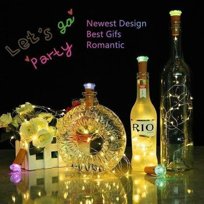 skorter | LED bottle light cork night light DIY decor