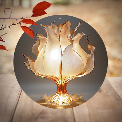 Skorter | LotusLamp - Aluminum Flower Table Lamp with LED Light