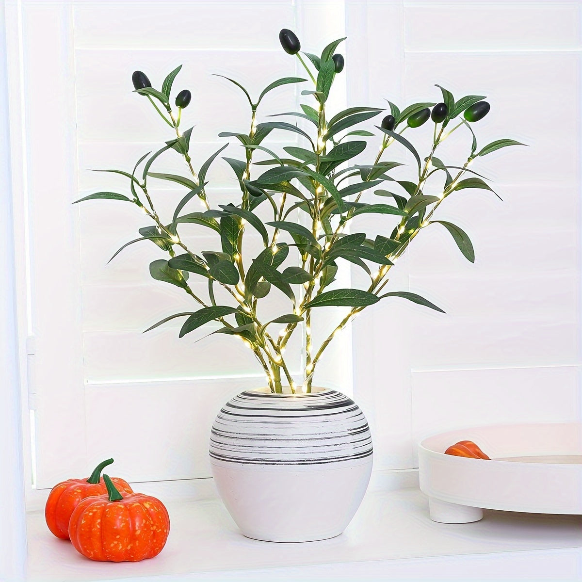 Skorter | LumiTak - Olive branch LED table lamp Decorative