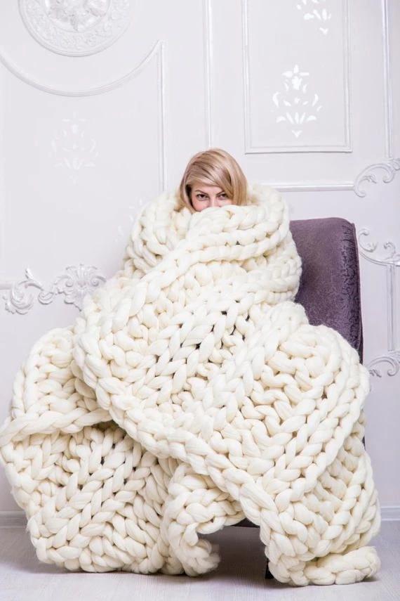 Skorter | Chunky Knit Blanket