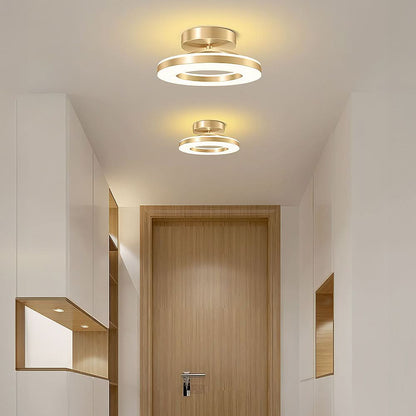 Skorter | ZAYNO Black LED Ceiling Light – Modern Flush Mount
