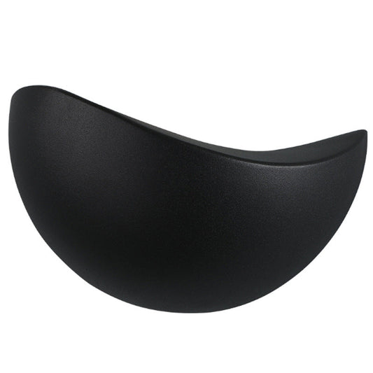 Skorter | Minimalist half-round LED wall lamp in aluminum