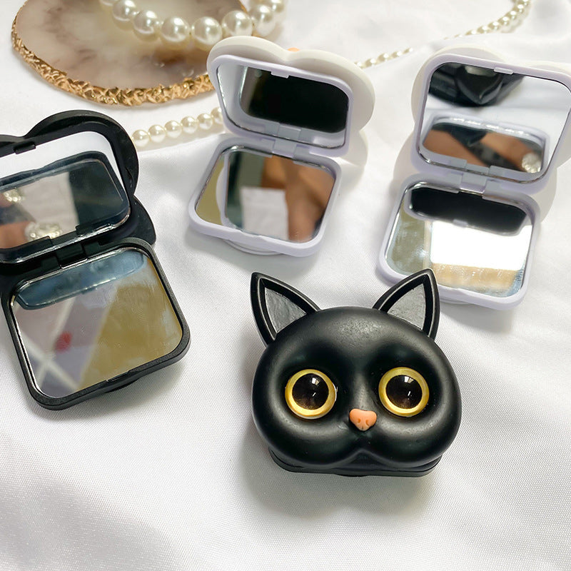 Skorter | 3D cute kitten phone holder with mini mirror