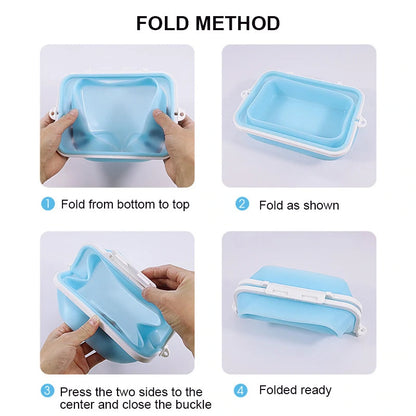 skorter | Collapsible Silicone Food Storage Box