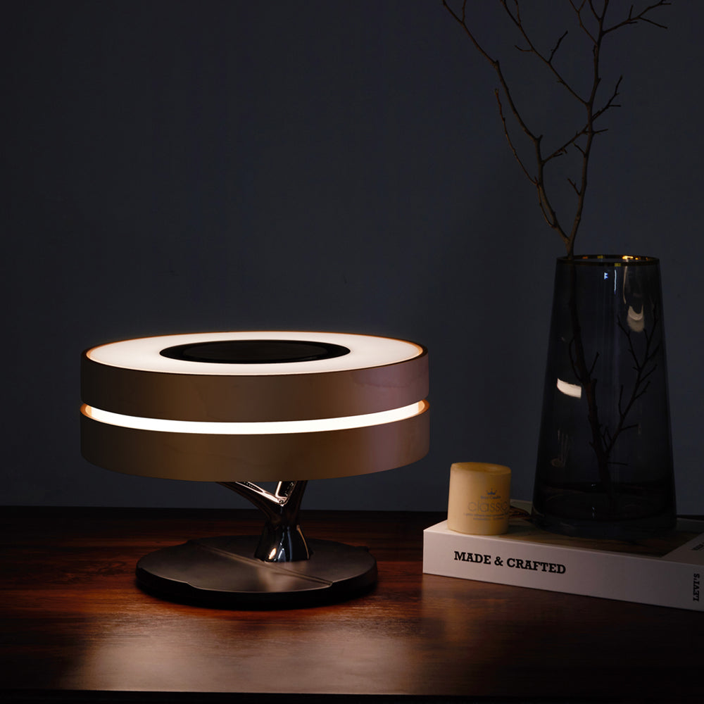 Skorter | The Modern Series Table Lamp with Speaker and Wireless Charger