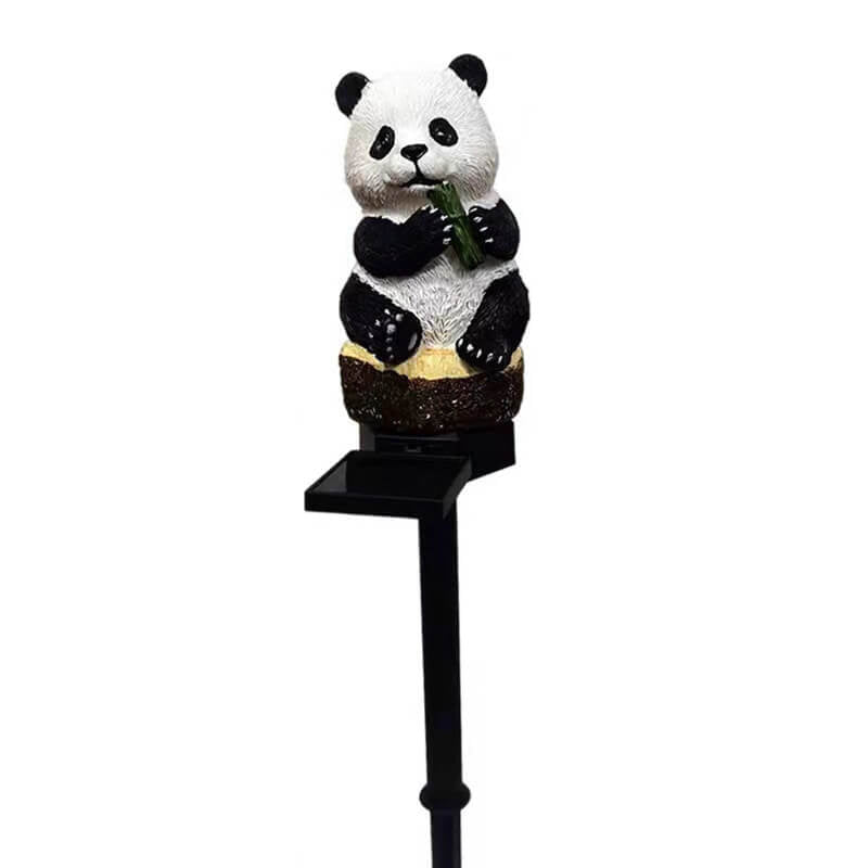 Skorter | Solar resin panda outdoor waterproof patio decoration ground light