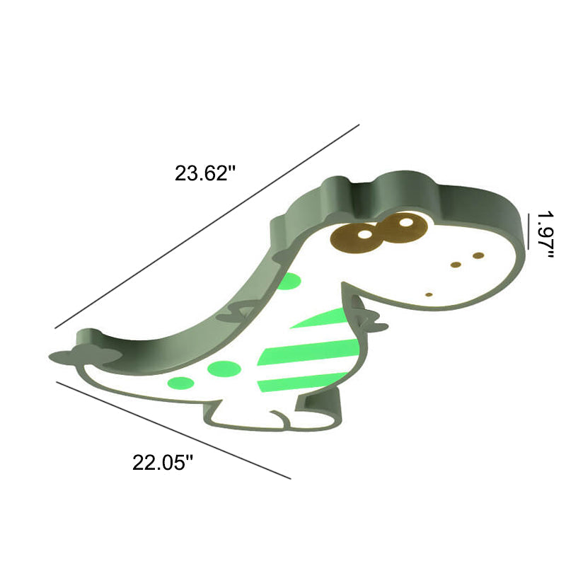 Skorter | DinoBright LED Ceiling Light | Creative Dinosaur Design | Children's Room Lamp | Warm & White Light | Dimmable