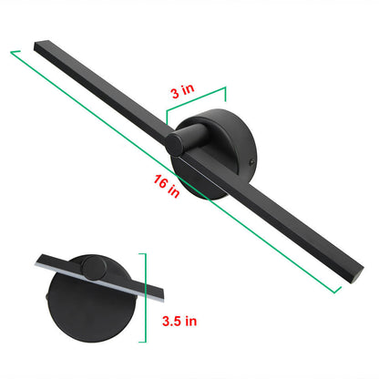 Skorter | Nordic Minimalist Aluminium Long Bar Switch LED Mirror Wall Light Lamp