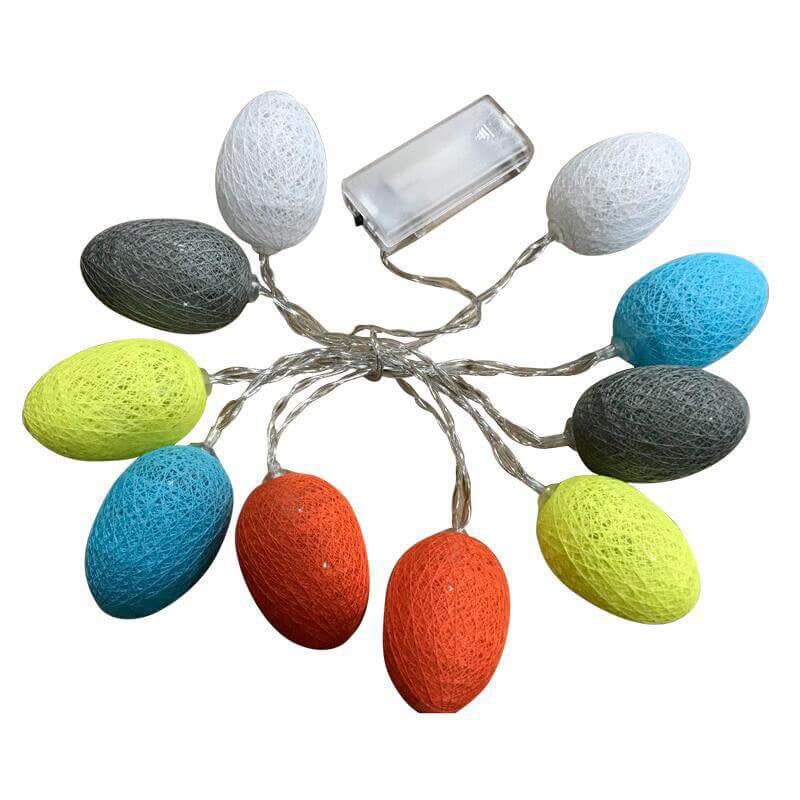 Skorter | LED Easter Egg Cotton Wire Lights Decorative Copper Wire Lights