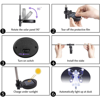 skorter | Waterproof Solar Angel Lights