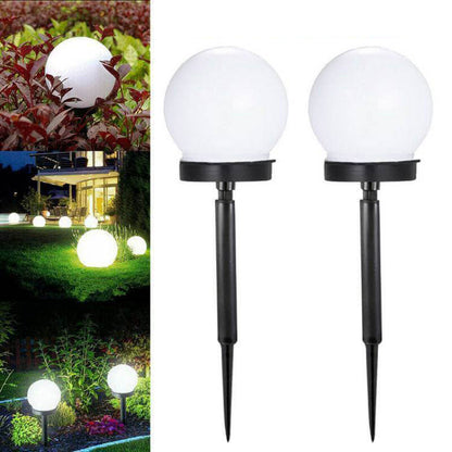 Skorter | Solar Round Ball LED Outdoor Lawn Decorative Ground Stake Light