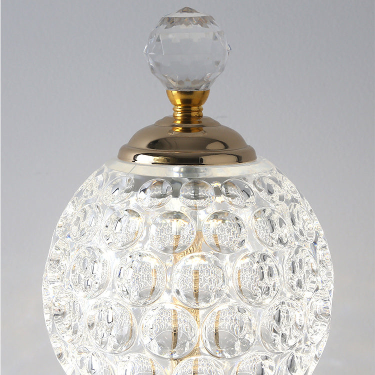 Skorter | Modern Creative Pineapple Metal Acrylic USB LED Table Lamp for Bedroom