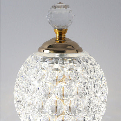 Skorter | Modern Creative Pineapple Metal Acrylic USB LED Table Lamp for Bedroom