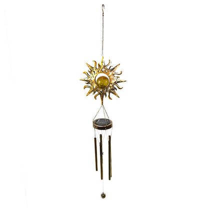 Skorter | Industrial Solar Hanging Wind Chime Lamp Outdoor Decorative LED Pendant Light