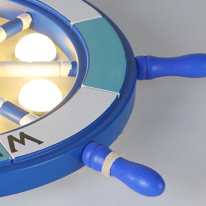 Skorter | NautiGlow Children's Room LED Ceiling Lamp | Sailboat Design | Cartoon Style | Ambient Lighting