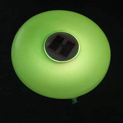 Skorter | Solar Round Pool Light LED Inflatable Outdoor Waterproof Floating Light