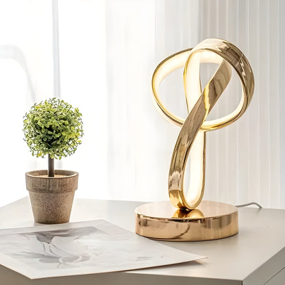 Skorter | Lamp - Luxury Golden Möbius Ring Desk Reading Lamp