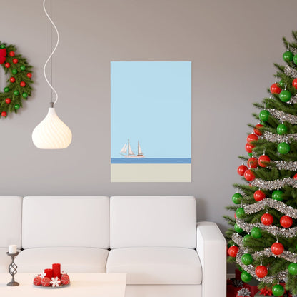 Skorter | Boat in the Ocean Poster