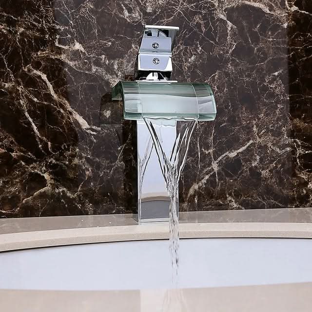 Skorter | AquaCascade Bathroom Waterfall Faucet