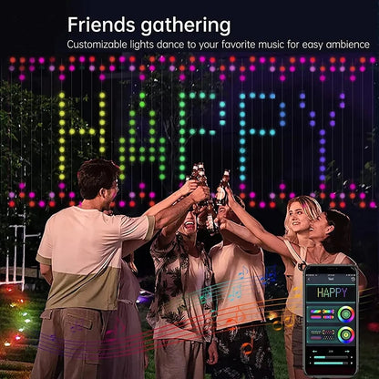 Skorter | Color Waves LED Curtain Sync Lights