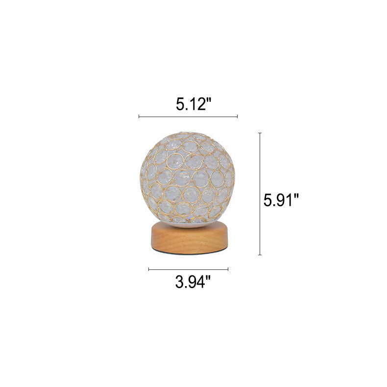 Skorter | Modern Minimalist Round USB rechargeable LED table lamp