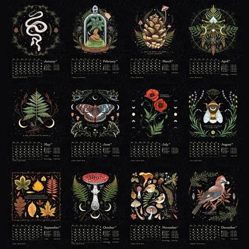 Skorter | 2023 Dark Forest Moon Calendar