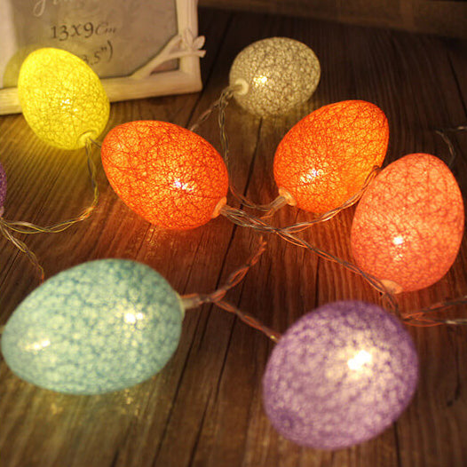 Skorter | LED Easter Egg Cotton Wire Lights Decorative Copper Wire Lights
