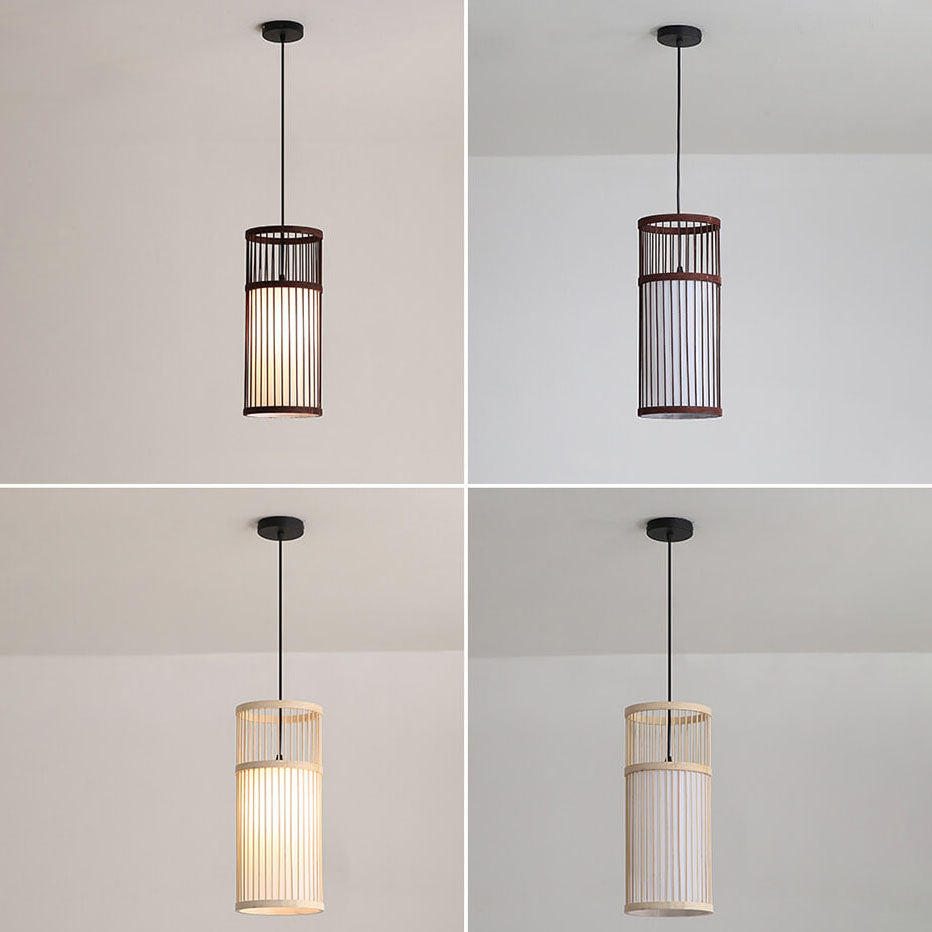 Skorter | Bambora Zen Pendant Light | Handwoven Bamboo Lantern | Japanese Design | Natural Elegance