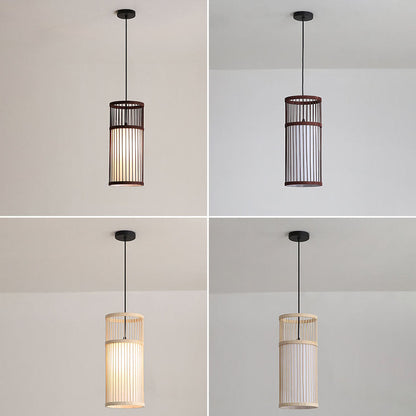 Skorter | Bambora Zen Pendant Light | Handwoven Bamboo Lantern | Japanese Design | Natural Elegance