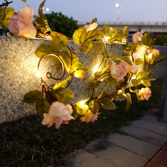 Skorter | Solar Outdoor waterproof shockproof Rose Outdoor LED string lights