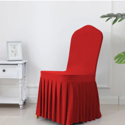 Skorter | Chair cover with pleated skirt