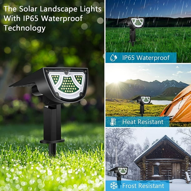 Skorter | Solar LED Spotlight – Outdoor lighting with solar panel for garden and pathways