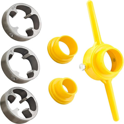 Skorter | 6-Piece Set Of Water Pipe Die Plastic Pipe Die Tap Wrench Set