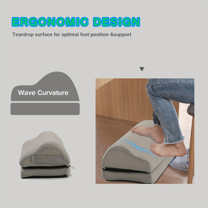 Skorter | Ergonomic Footrest with Memory Foam – Adjustable & Non-Slip