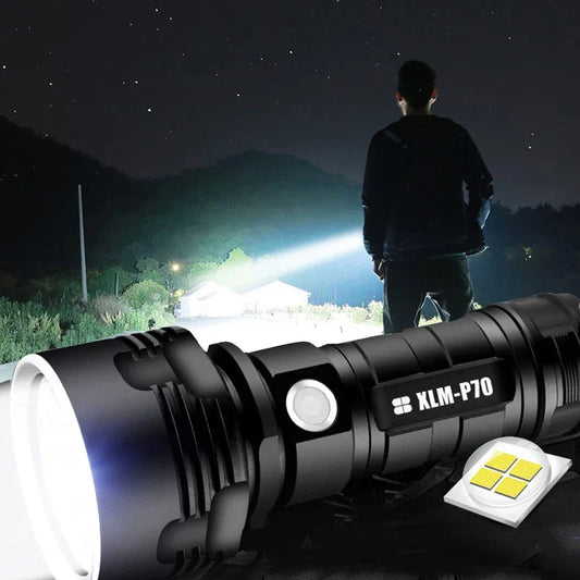Skorter | 30000-5000 Lumen High Power LED Flashlight, waterproof