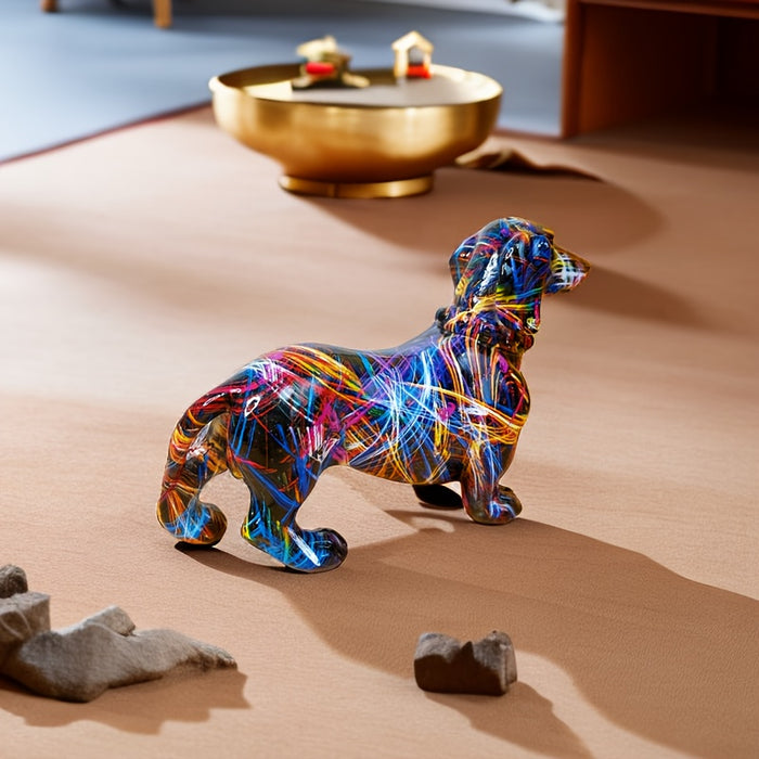 Skorter | Dachshund Delight – Colourful Dachshund Ornament for a Playful Touch at Home