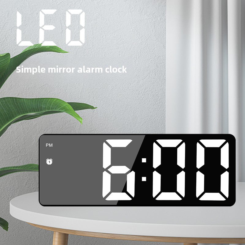 Skorter | LumiClock - Modern LED Alarm Clock with Date and Temperature Display