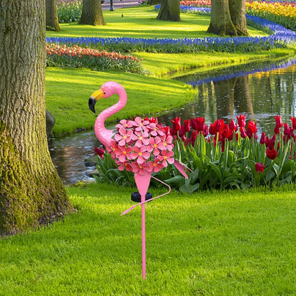 Skorter | Flamingo Solar Light Metal Art