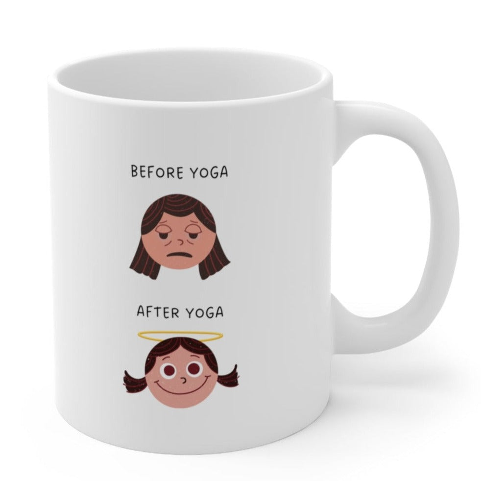Skorter | and After Yoga Novelty Mug