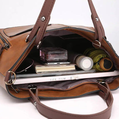 Skorter | Elly – Women’s Vintage Leather Shoulder Bag | Handmade & Elegant Design
