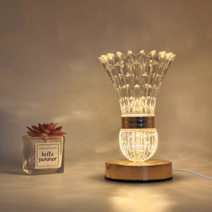 Skorter | VaseLight - LED Crystal Table Lamp with Dimmable Ambiance