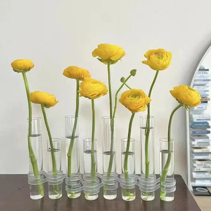 Skorter | Flexible Flower Vases with Hinges | Modern Glass Tube Vase