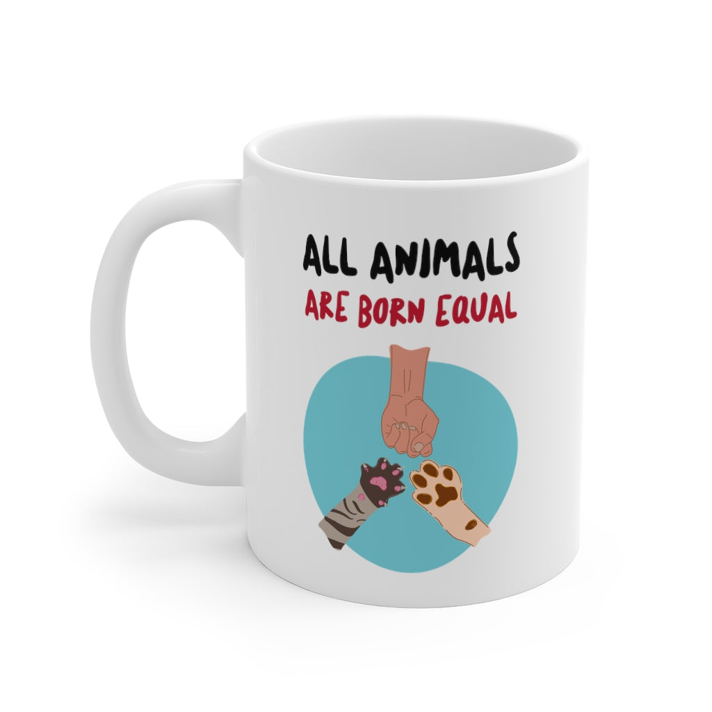 Skorter | Animals Are Born Equal Mug