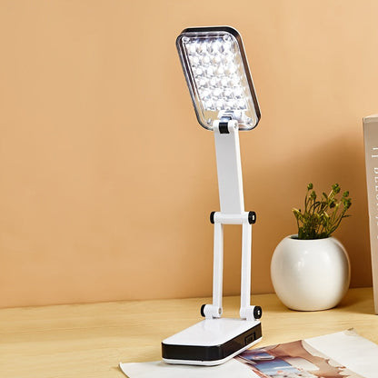 Skorter | BrightFlex - Eye-Protecting LED Table Lamp with Folding Swing Arm, Battery and USB Dual Power Supply