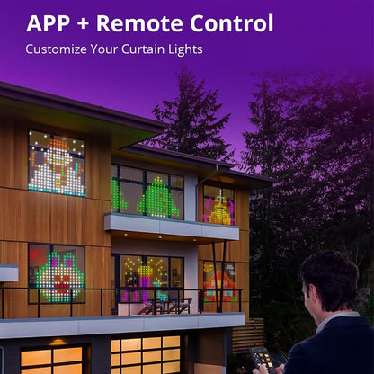 Skorter | Color Waves LED Curtain Sync Lights